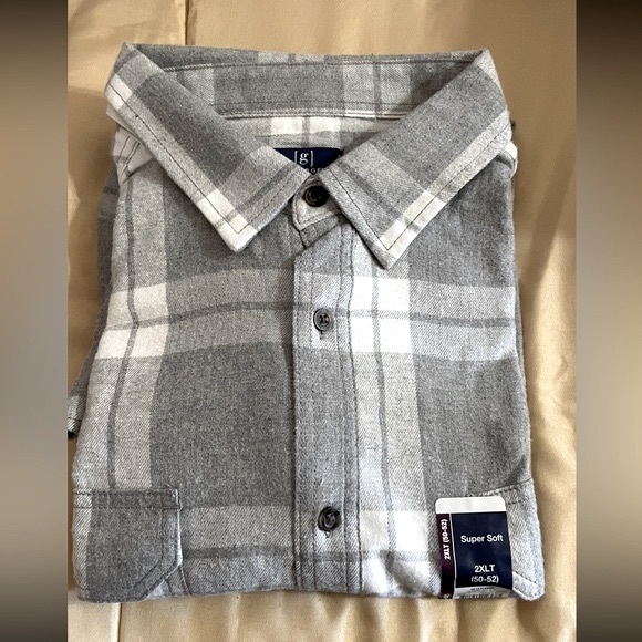 George Other - COPY - Men’s Casual Long Sleeve Buttoned Down Shirt Size XL 46-48